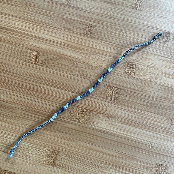 Philippa Woven Bracelet anklet trendy comfortable tie embroidery thread woven gi - Picture 3 of 3